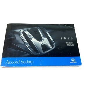 2010 Honda Accord 4 Door‎ SEDAN Owners Owner's Manual OEM Glove Box Manual